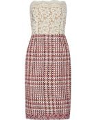 Oscar de la Renta Bouclã©-Tweed Dress - Lyst