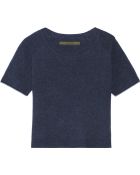 Enza Costa Short-Sleeved Cashmere Sweater - Lyst