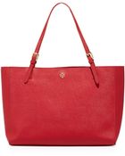 Tory Burch York Saffiano Leather Tote Bag - Lyst