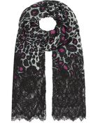 Valentino Jaguar Lace Shawl - Lyst