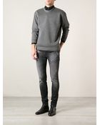 Dolce & Gabbana Stone Washed Jeans - Lyst