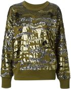 Isabel Marant Sequin Embellished Sweater - Lyst