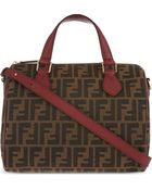 Fendi Zucca Bowling Bag - Lyst
