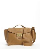 Prada Caramel Deerskin Convertible Crossbody Bag - Lyst