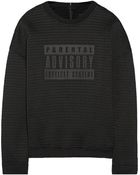 Alexander Wang Parental Advisory Mesh Sweatshirt - Lyst