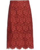 Dolce & Gabbana Knee Length Skirt - Lyst