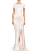 Katie Ermilio Openback Fitandflare Gown - Lyst