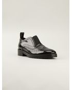 Christopher Kane Elasticated Brogue Shoe - Lyst