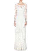 Temperley London Francine Tattoo Stretch-Silk Gown - Lyst