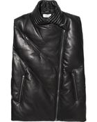 Helmut Lang Quilted Leather Vest - Lyst