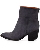 Jeffrey Campbell Rosmore Washed Leather Bootie - Lyst
