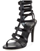 Stuart Weitzman Cleo Cage Sandal - Lyst