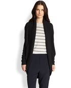 Vince Wool & Cashmere Draped Circle Cardigan - Lyst