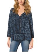 Michael Kors Boho Paisley Tunic - Lyst