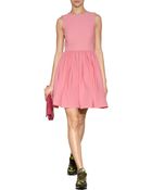 RED Valentino Stretch Cotton Jacquard Dress - Lyst