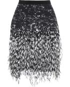 Matthew Williamson Embellished Stretch-Twill Mini Skirt - Lyst