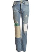 Aries Patchwork Boyfriend Jeans I By - Lyst