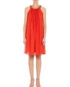Lanvin Bejeweled Halter Dress - Lyst