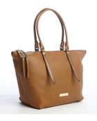 Burberry Camel Leather Small Salisbury Tote - Lyst