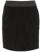 Nina Ricci Velvet Miniskirt - Lyst