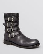 John Varvatos Collection Engineer Four-Buckle Boots - Lyst