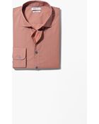 Mango Man Slim-Fit Mosaic-Print Shirt - Lyst