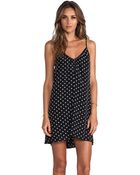 Pink Stitch Resort Mini Dress - Lyst