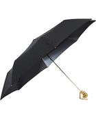 Alexander McQueen Gold Skull Umbrella - Lyst