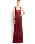 Notte By Marchesa Lace & Tulle Gown - Lyst