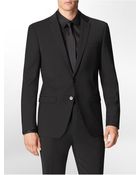 Calvin Klein White Label X Fit Ultra Slim Fit Black Suit Jacket - Lyst