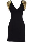 Roberto Cavalli Short Dress - Lyst