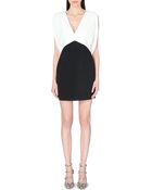 Antonio Berardi Two-Tone Stretch-Crepe Dress - Lyst