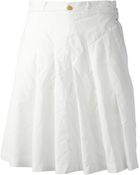 Comme Des Garçons Bermuda Cut Pleated Skirt - Lyst