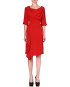 Vivienne Westwood Anglomania Solstice Crepe Dress - Lyst