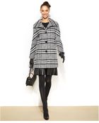 Ellen Tracy Wool-Blend A-Line Walker Coat - Lyst