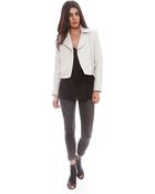 J Brand Aiah Leather Moto Jacket - Lyst