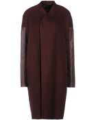 Rick Owens Coat - Lyst