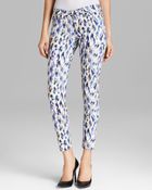 Big Star Jeans Alex Skinny in Water Color Leopard - Lyst