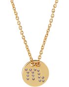 Gorjana Astrology Shimmer Disc Necklace - Lyst
