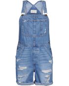 Current/Elliott Denim Overall - Lyst