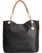 Tommy Hilfiger Leather Th Signature Tote - Lyst