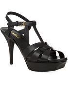 Saint Laurent Tribute Sandal - Lyst