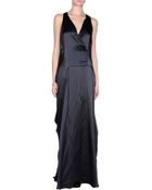 Vera Wang Long Dress - Lyst