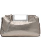 MICHAEL Michael Kors Berkley Leather Large Clutch - Lyst