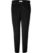 Helmut Lang Drawstring Pants with Leather Waistband - Lyst