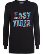 Markus Lupfer Easy Tiger Sequin Sweater - Lyst