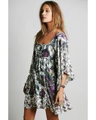 Free People Heart Of Gold Mini Dress - Lyst