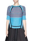 Prabal Gurung Textured Wool Knit Sweater - Lyst