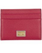 Dolce & Gabbana Leather Card Holder - Lyst