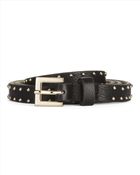 Jaeger Skinny Studded Belt - Lyst